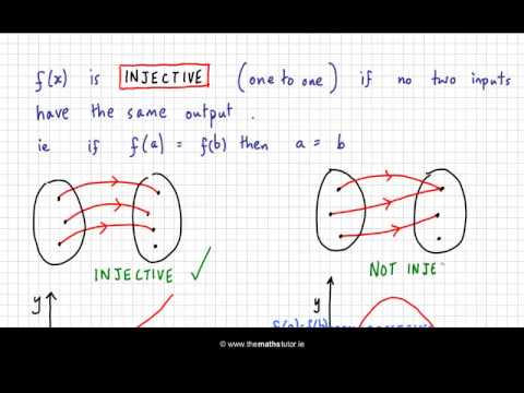 Bijective Functions - Leaving Cert Project Maths - Functions