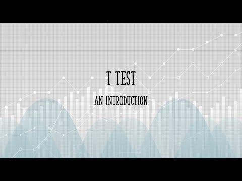 T Test Introduction