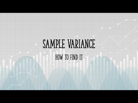 How to Find the Sample Variance