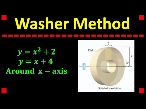 Washer Method in Calculus 1