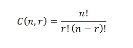 combinatorics combinations formula