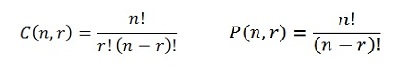 permutations and combinations