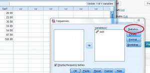 five number summary spss 4