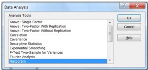 frequency distribution table excel 3