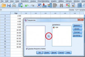 how to make a frequency table in spss