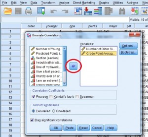 spss pearson correlation coefficient 2