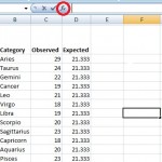 chi square p value Excel