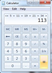 arithmetic mean