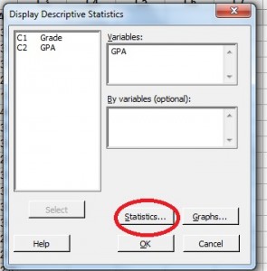 minitab interquartile range c