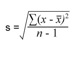 Bessel’s Correction - formula to find the sample variance