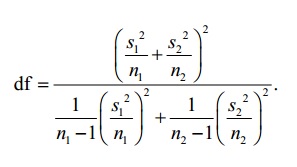 Satterthwaite Formula for Degrees of Freedom - Statistics How To