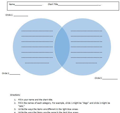 create venn diagram in word