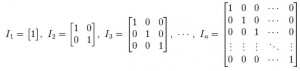 Identity matrices. Image: Wikipedia.com.