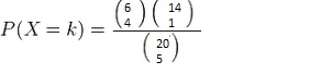 hypergeometric formula