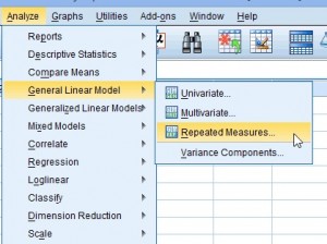 Repeated measures ANOVA test.