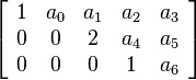 row echelon form