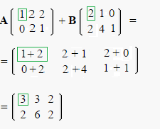 matrix addition 2