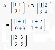 matrix addition