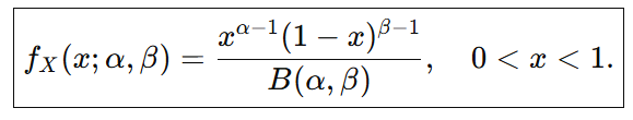 beta pdf