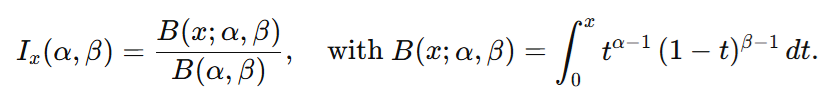 reg beta function