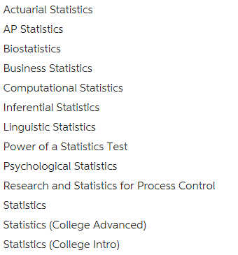 statistics tutor