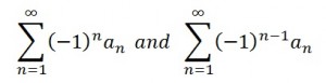 Alternating Series Convergence Tests