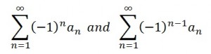 Alternating Series Convergence Tests