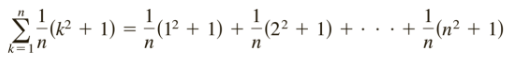 index of summation