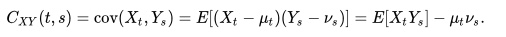 Cross Covariance - equation
