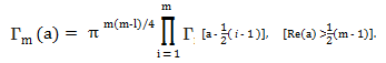 multivariate gamma function example