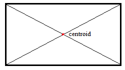 centroid of a rectangle