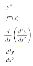 third derivative
