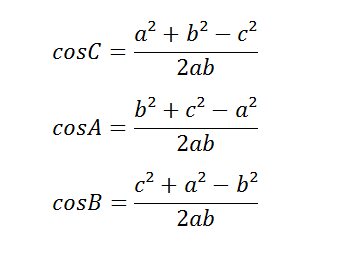 law of cosines