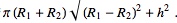 Surface Area of Conical Frustum