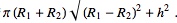 Surface Area of Conical Frustum