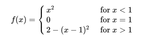 jump discontinuity examples