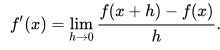 Standard Derivative