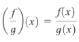 formula for quotient