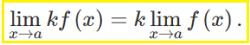 Constant Multiplied by a Function