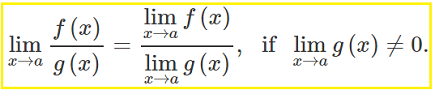 Quotient of Two or More Functions