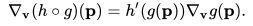 directional derivative chain rule