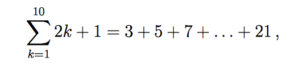 finite series