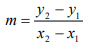 slope formula