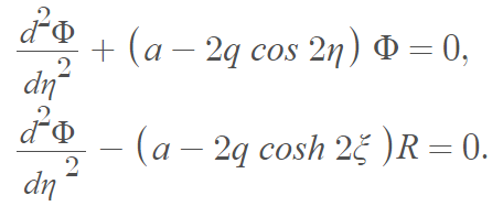 alternate notation matheiu functions