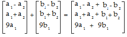 Step 7 addition in matrix form.