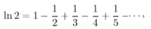 alternating harmonic