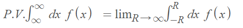 cauchy principal value formula