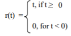 defining the unit ramp function