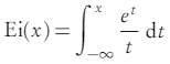 exponential integral function