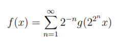 nowhere differentiable